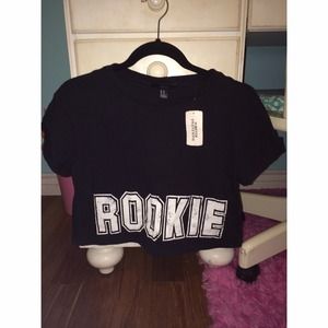 rookie f21 thick cuffed tee cropped