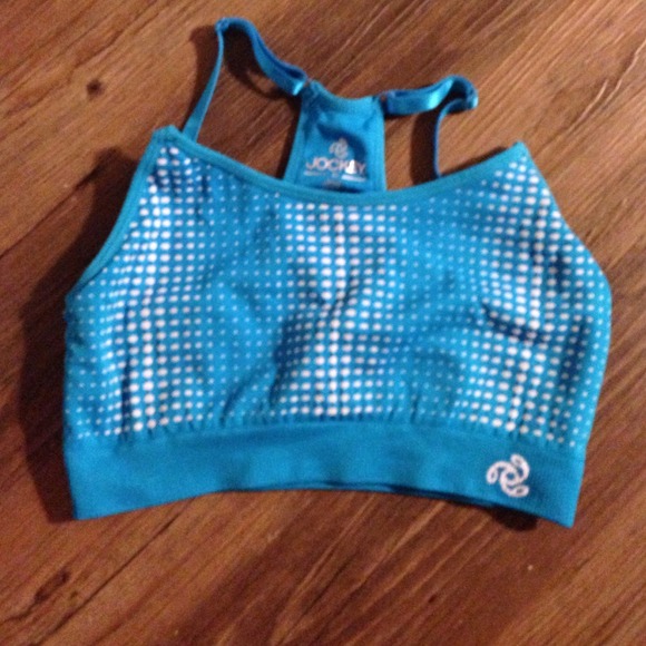 Jockey turquoise sports bra - Picture 1 of 2