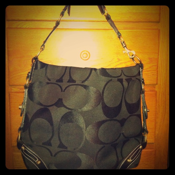 Authentic Black Coach Bag