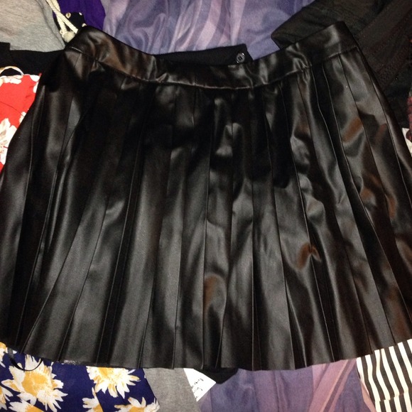 Kendall & Kylie Leather Skirt