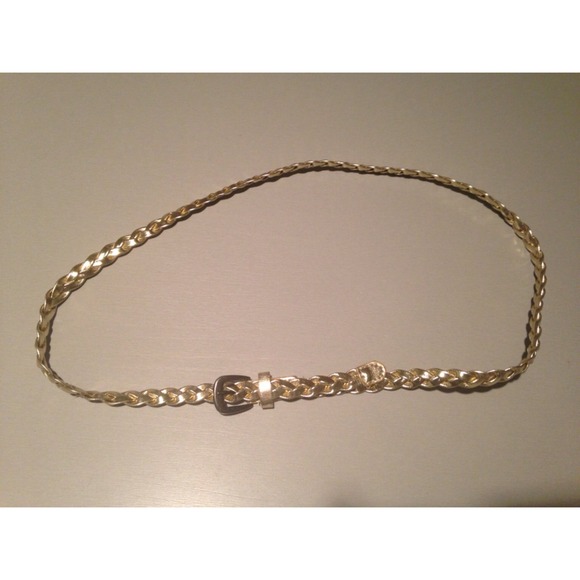 Braided Gold Belt