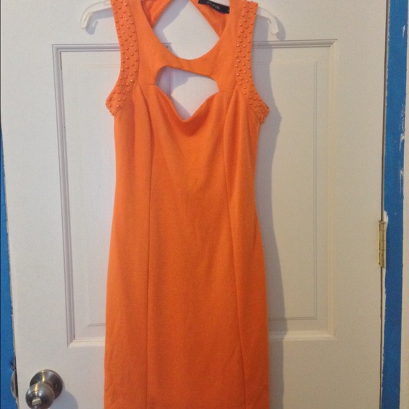 Orange dress
