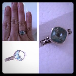 Silpada blue ice ring