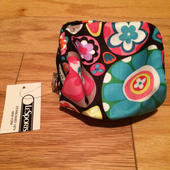 Small LeSportsac makeup case