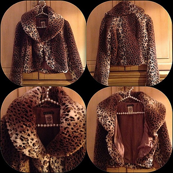 Adorable cropped leopard jacket - Picture 2 of 4
