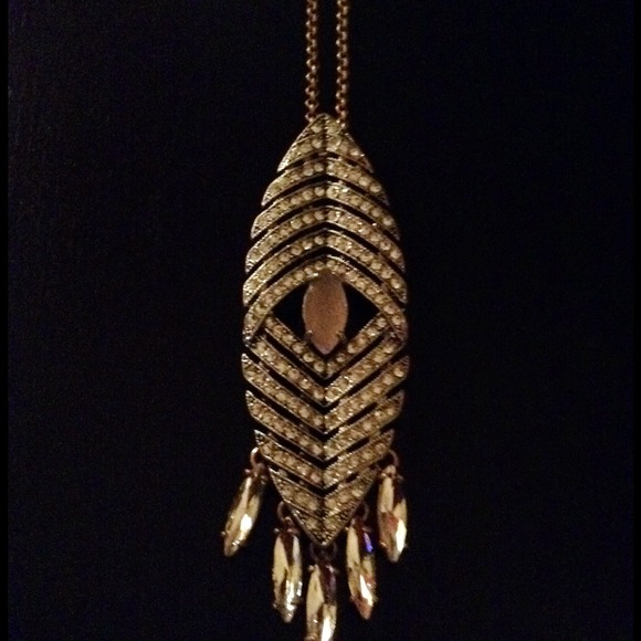 J. Crew Deco Arrowhead Pendant
