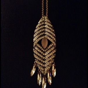 J. Crew Deco Arrowhead Pendant