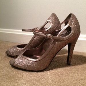 🚫🚫SOLD Nina Glitter Sequin Prom Evening Heels