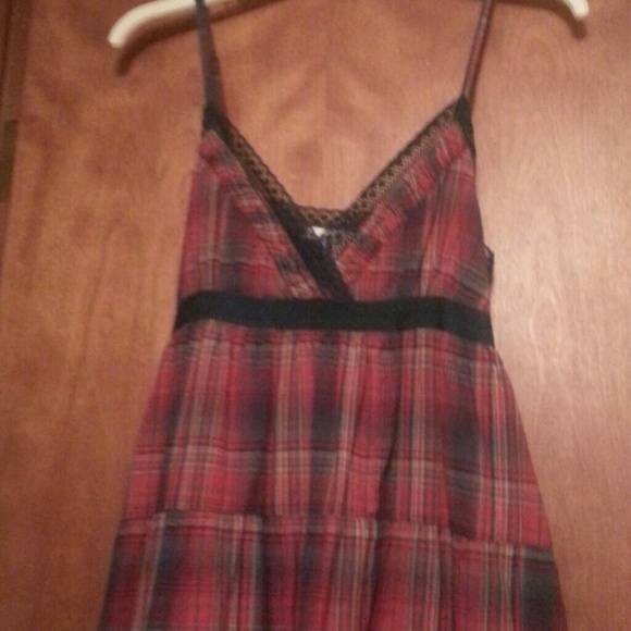 Wet seal plaid dress