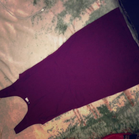 Maroon Tank Dress ❤️ SOLD