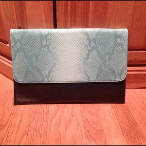 Oversized Colorblock Clutch