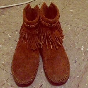 Minnetonka moccasin ankle boots