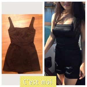 Bebe Black mini Romper