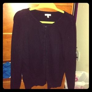 Black cardigan