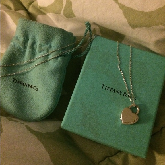 Authentic tiffany & co heart necklace