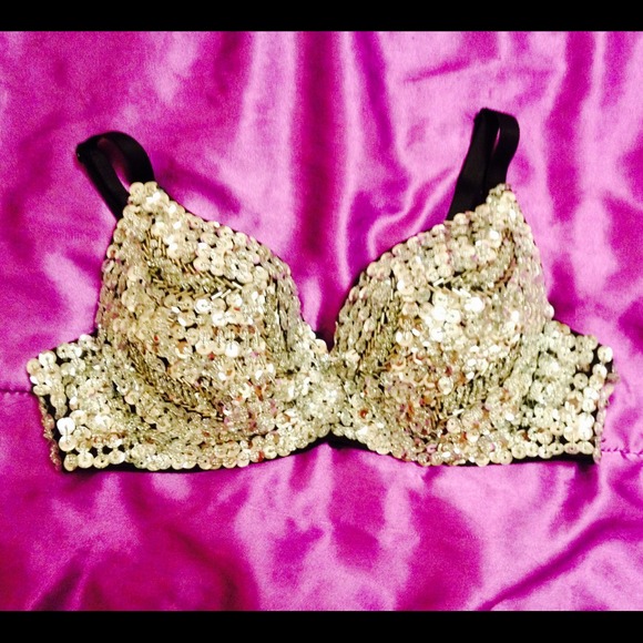All sequin bra 👙34A