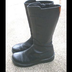 Birkenstock tall riding boots with zipper