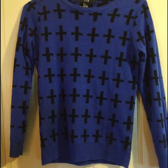 Cross sweater