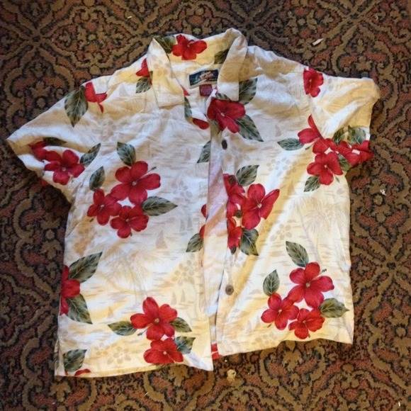 Floral Hawaiian button up