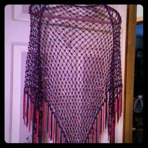 Red hat shawl