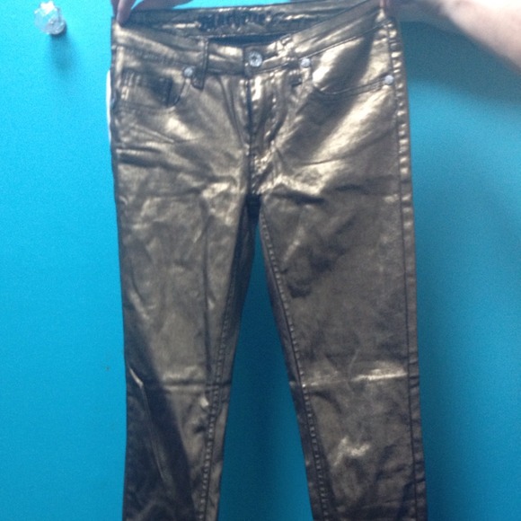 Gold pants