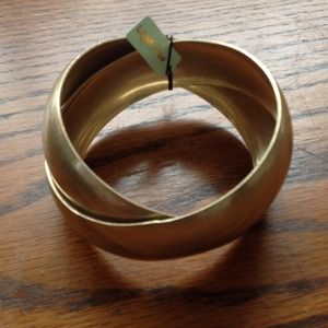 Brand new 2 intermingled bangle bracelets