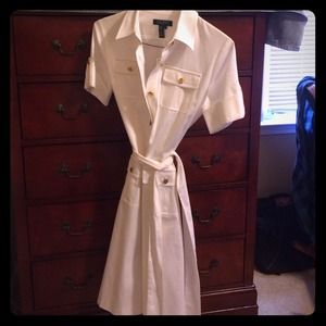 Lauren by Ralph Lauren white polo dress