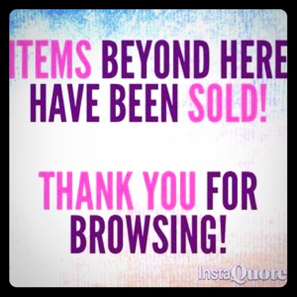🚫SOLD BEYOND THIS POINT! 🚫
