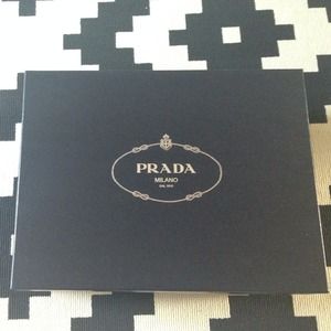 Authentic Prada Shoe Box