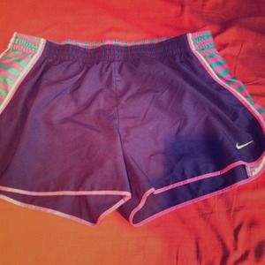 Sold🚫🚫🚫 Cute grey pink green white nike shorts!