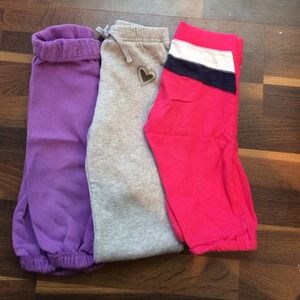 Girls size 5 sweat pants bundle