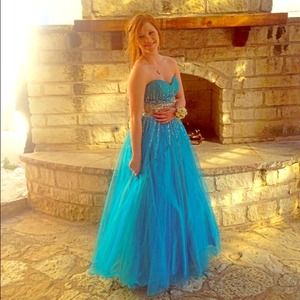 Designer Prom dress that was worn once and cleaned