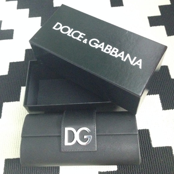 Authentic DOLCE&GABBANA sunglasses case and box.
