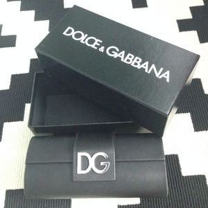 Authentic DOLCE&GABBANA sunglasses case and box.