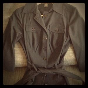 Black button up shirt dress