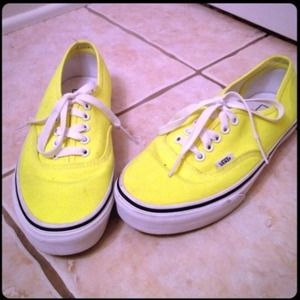 Yellow vans!