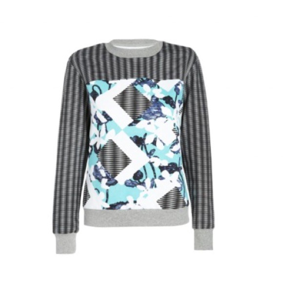 SOLD Peter Pilotto for Target Floral/Check Sweater