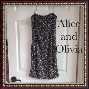 Alice and Olivia sequined dress