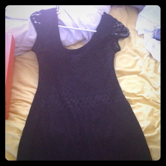 Black All Lace Maxi Dress