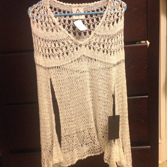 UNIF crochet knitted gypsy top