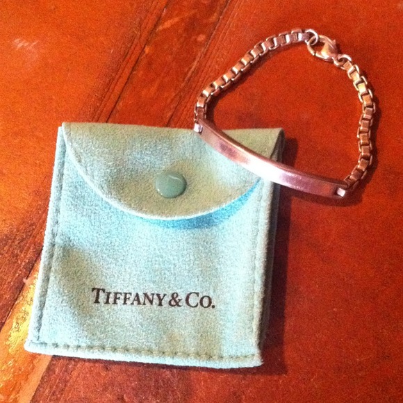 Tiffany & co Venetian link ID bracelet 925 silver