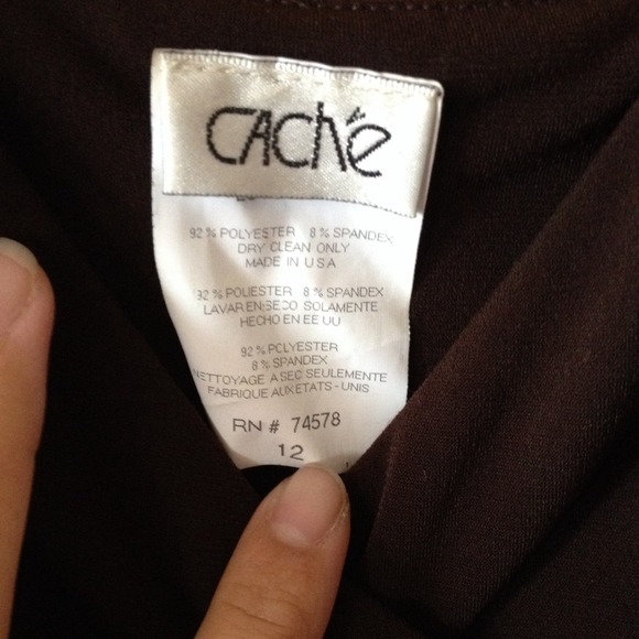 Beautiful Brown Ruffle Cache Cocktail Dress - Picture 3 of 4