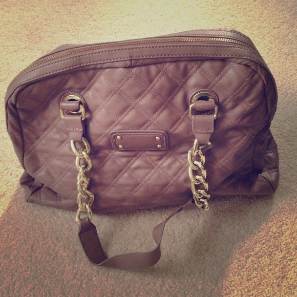 Sold as Bundle- Merona purple-grey bag with chain