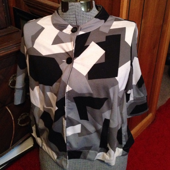 SOLD Black and grey top