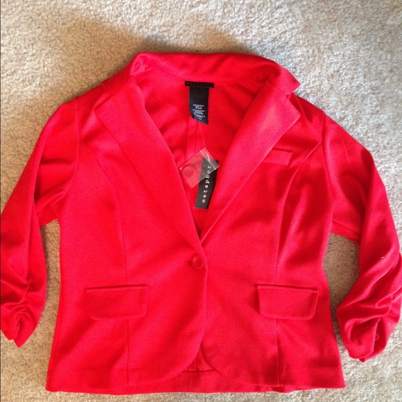 Red blazer size m