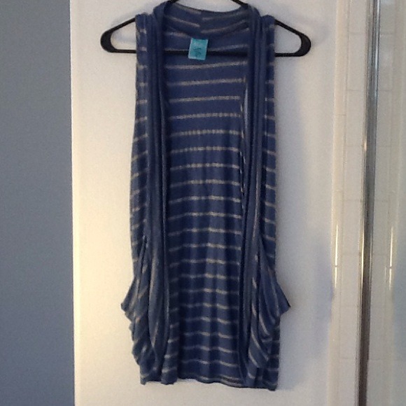 🔺SOLD🔺Blue/grey vest $2