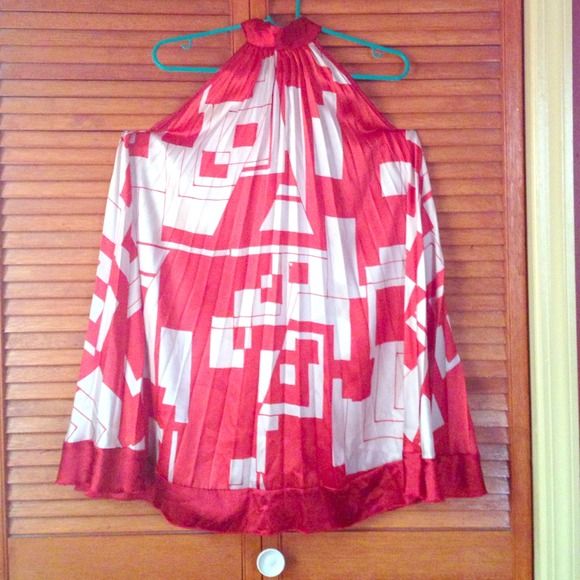 Dress red and white SOLD - Picture 1 of 2