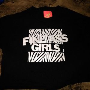 Fine ass Girls crop tee