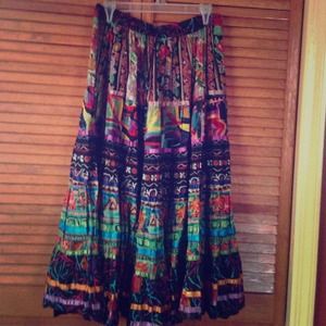 Traded😘Muti cultural tribal skirt
