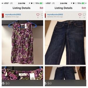 💐Tank and Jean💐BUNDLE🚫SOLD🚫